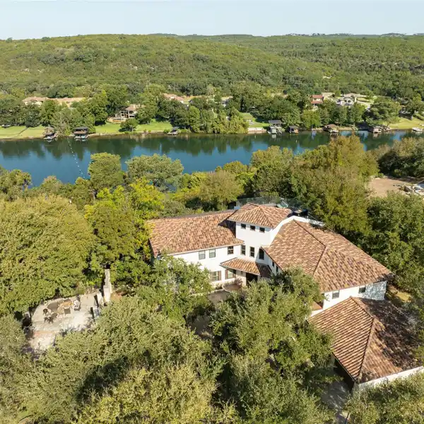 MEDITERRANEAN-STYLE RETREAT ON A SPRAWLING LOT